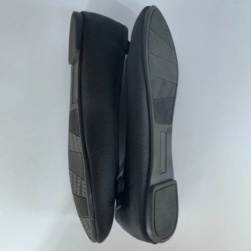 Ophelia Roe Chris Black Flats Women Size 8.5 Memory Foam Extra Comfort Ballet - Picture 6 of 12